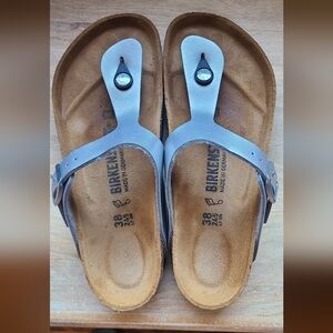 Gizeh Biekenstock, Silver, Size  38